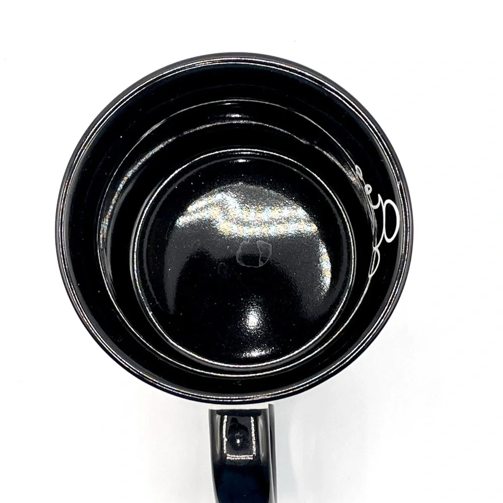 Disney Mickey Mouse Black and White Cursive Mug - Picture 7 of 9